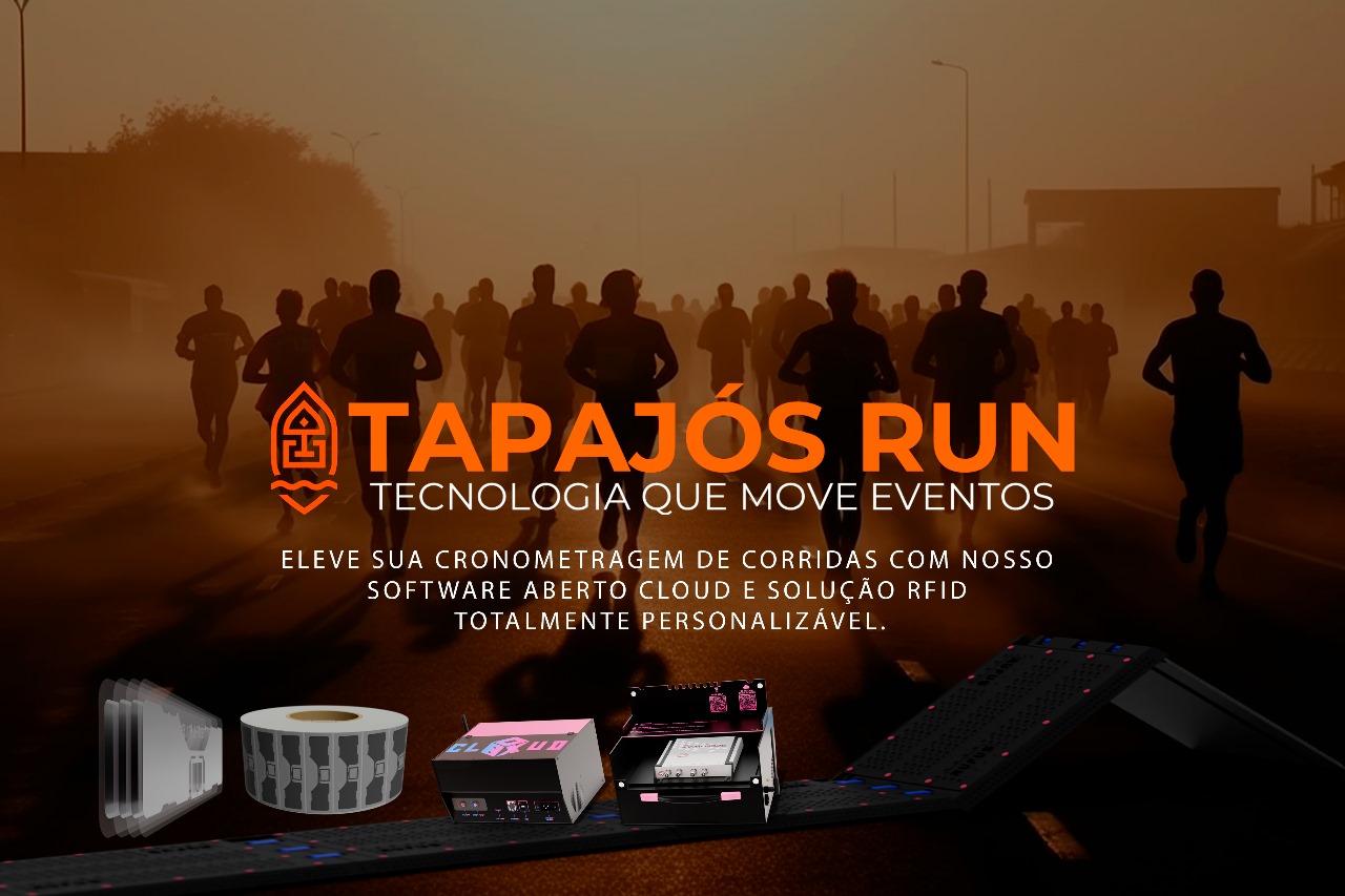 Corredores em uma prova noturna