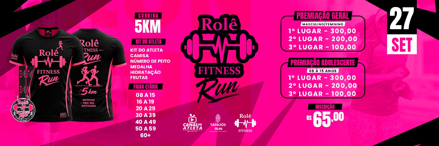 CORRIDA ROLÊ FITNESS