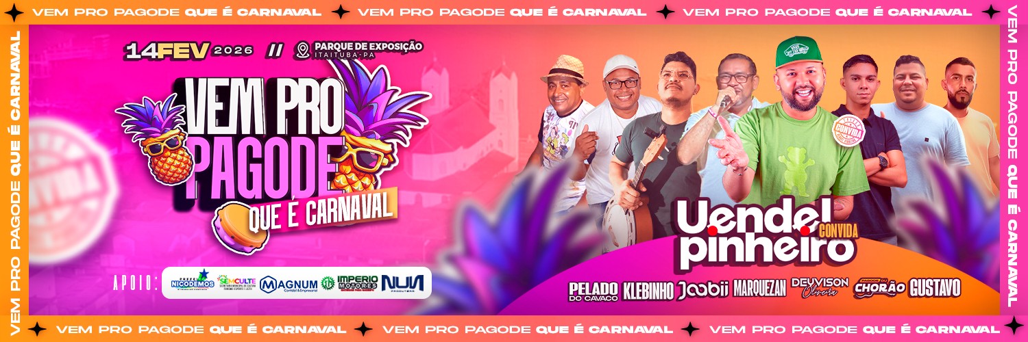 VEM PRO PAGODE QUE É CARNAVAL - UENDEL PINHEIRO